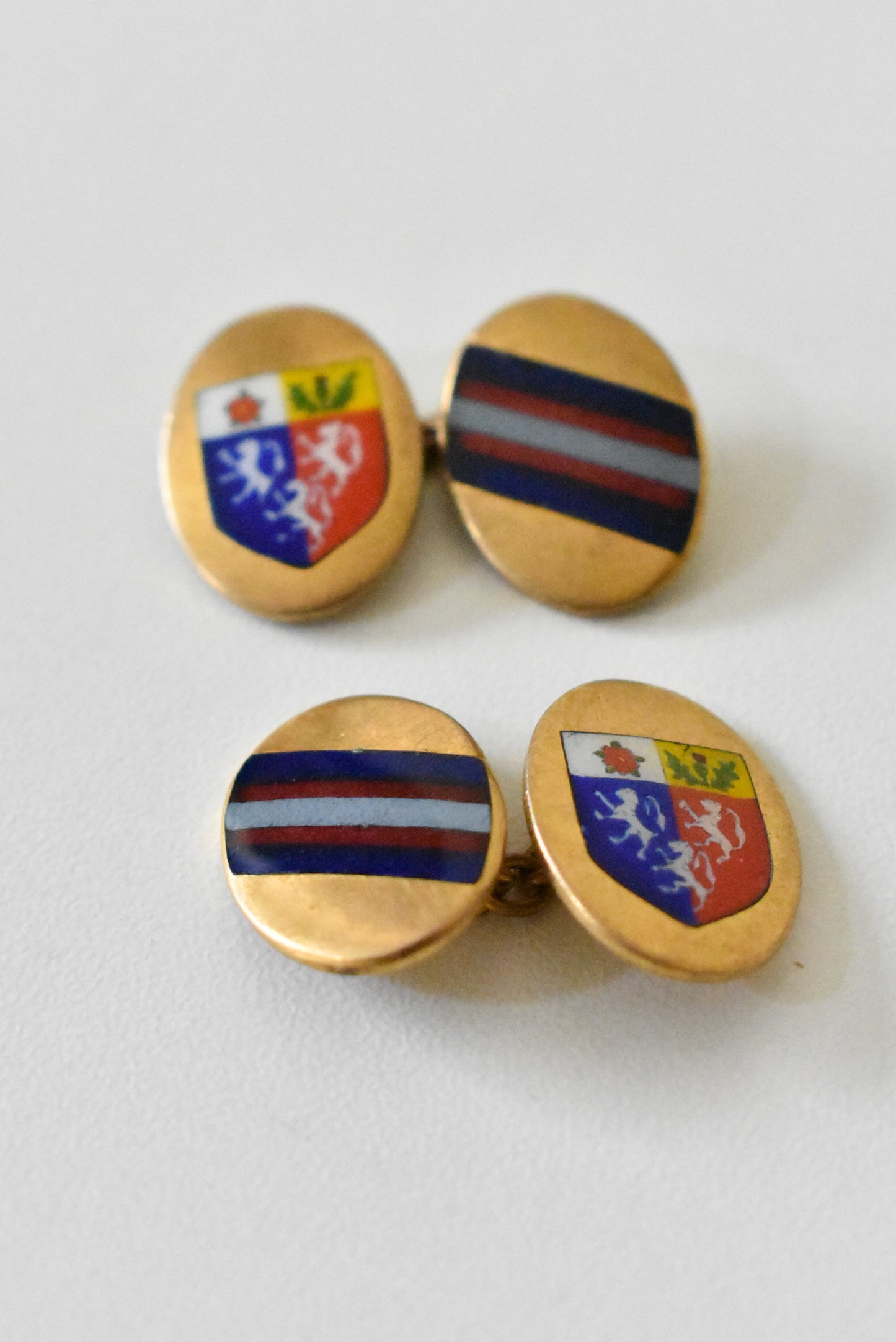 LsB Lambournes antique crest cufflinks