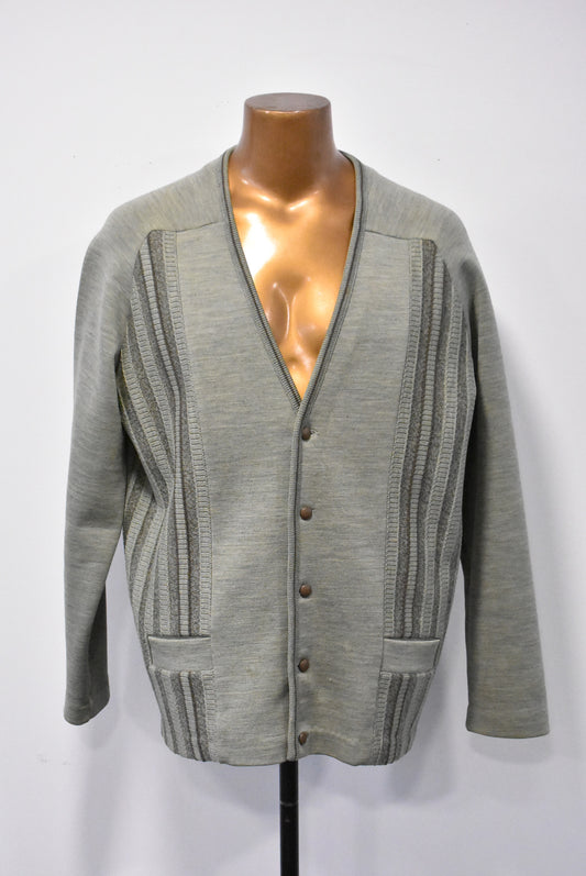 Vintage Edward Lenton 100% wool cardigan, XL