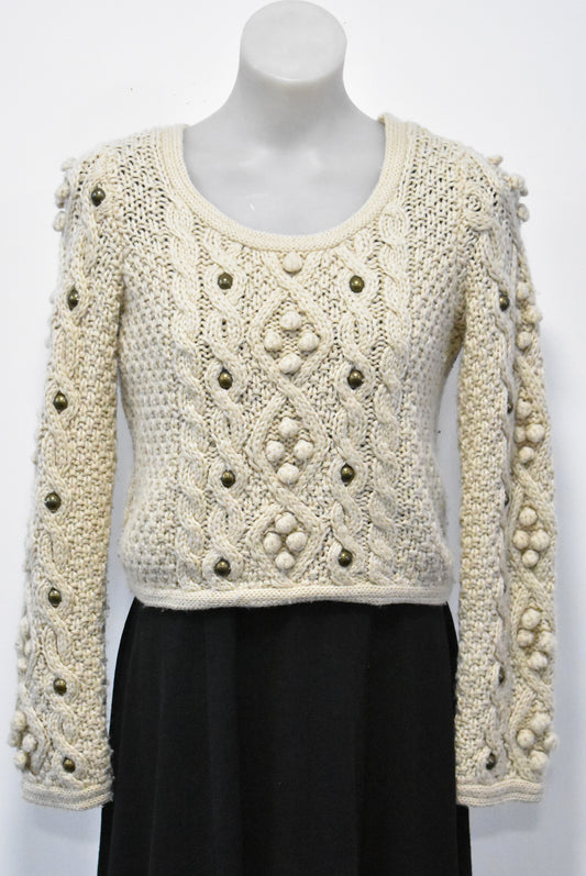 Glassons wool blend bobble and bead top, 6