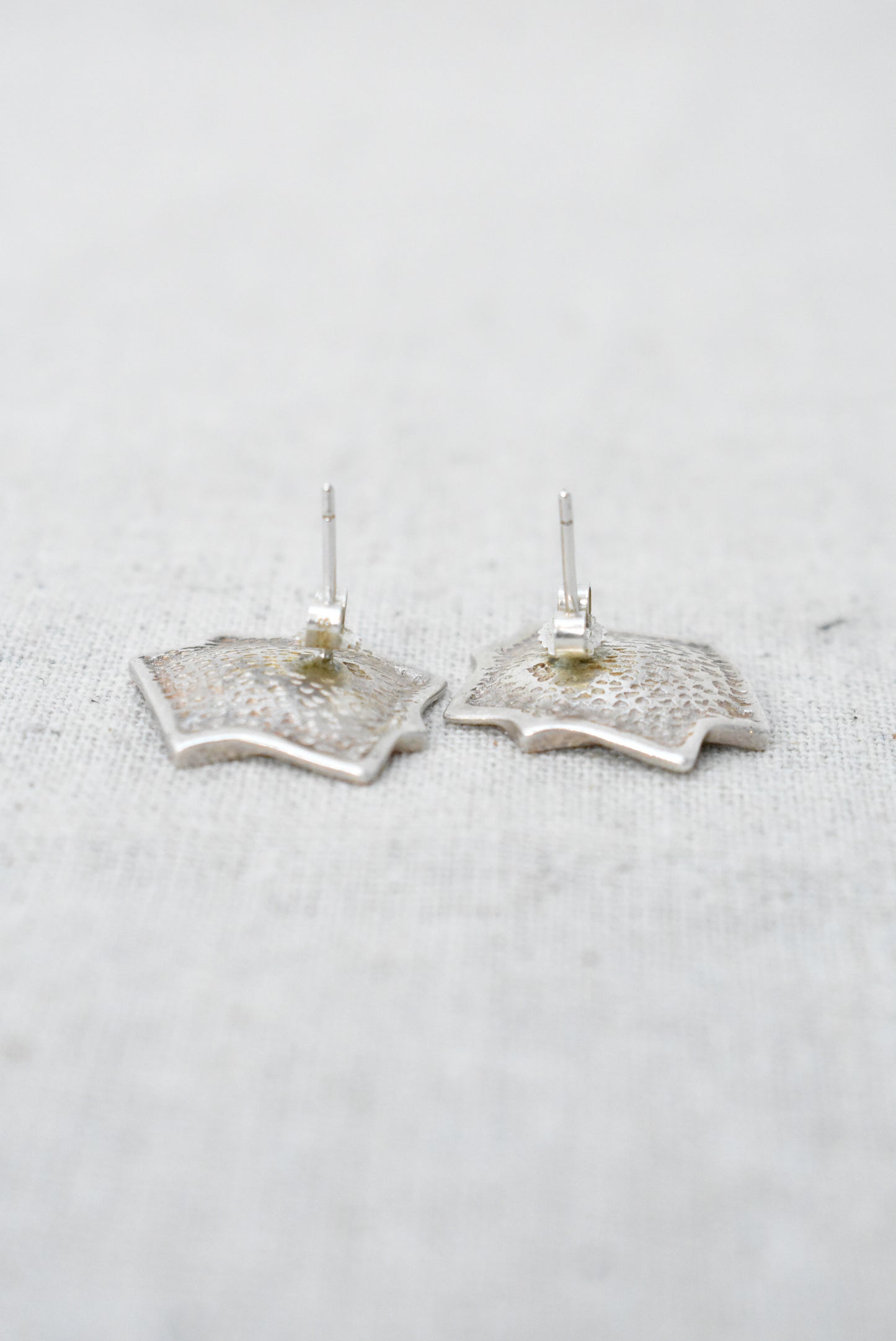 Silver (925) geometric earrings