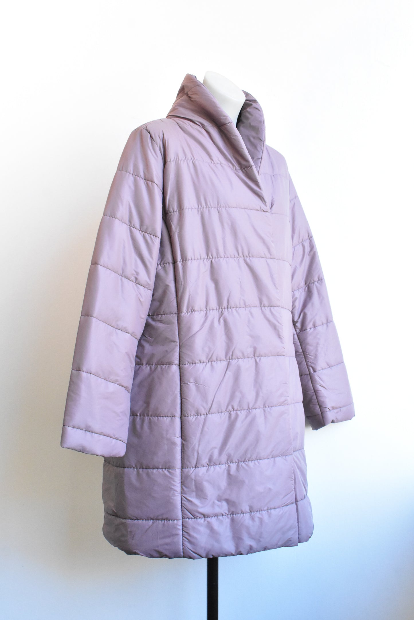 Ella J purple puffer jacket, NEW, size 16