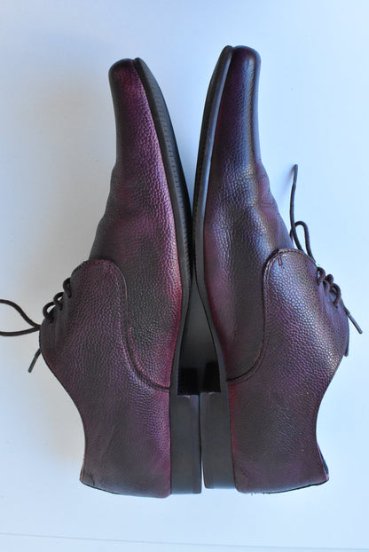 Giancarlo Moretti red leather shoes, size 44