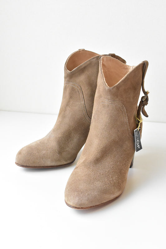 Massimo Dutti suede boots Size 40