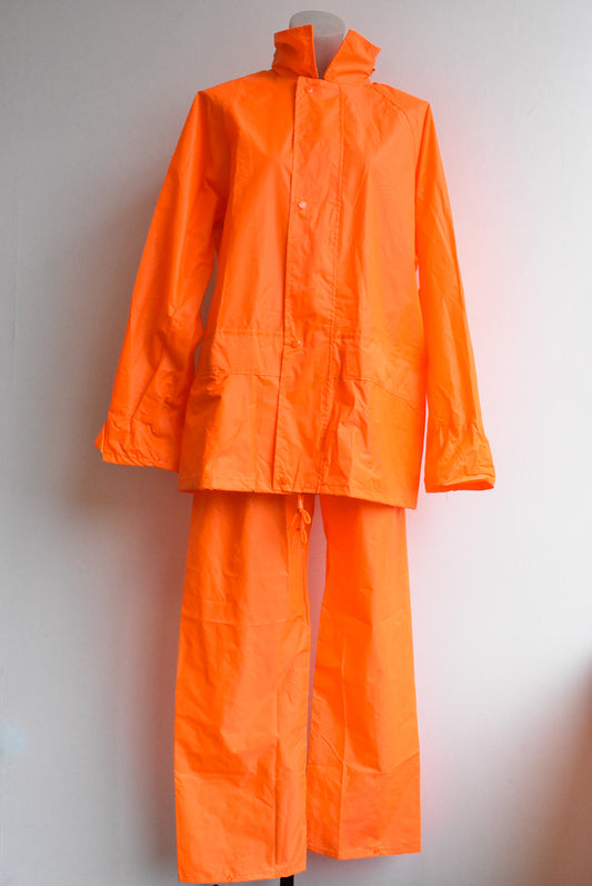 Esko Waterproof Fluro jacket and pants set, Size M