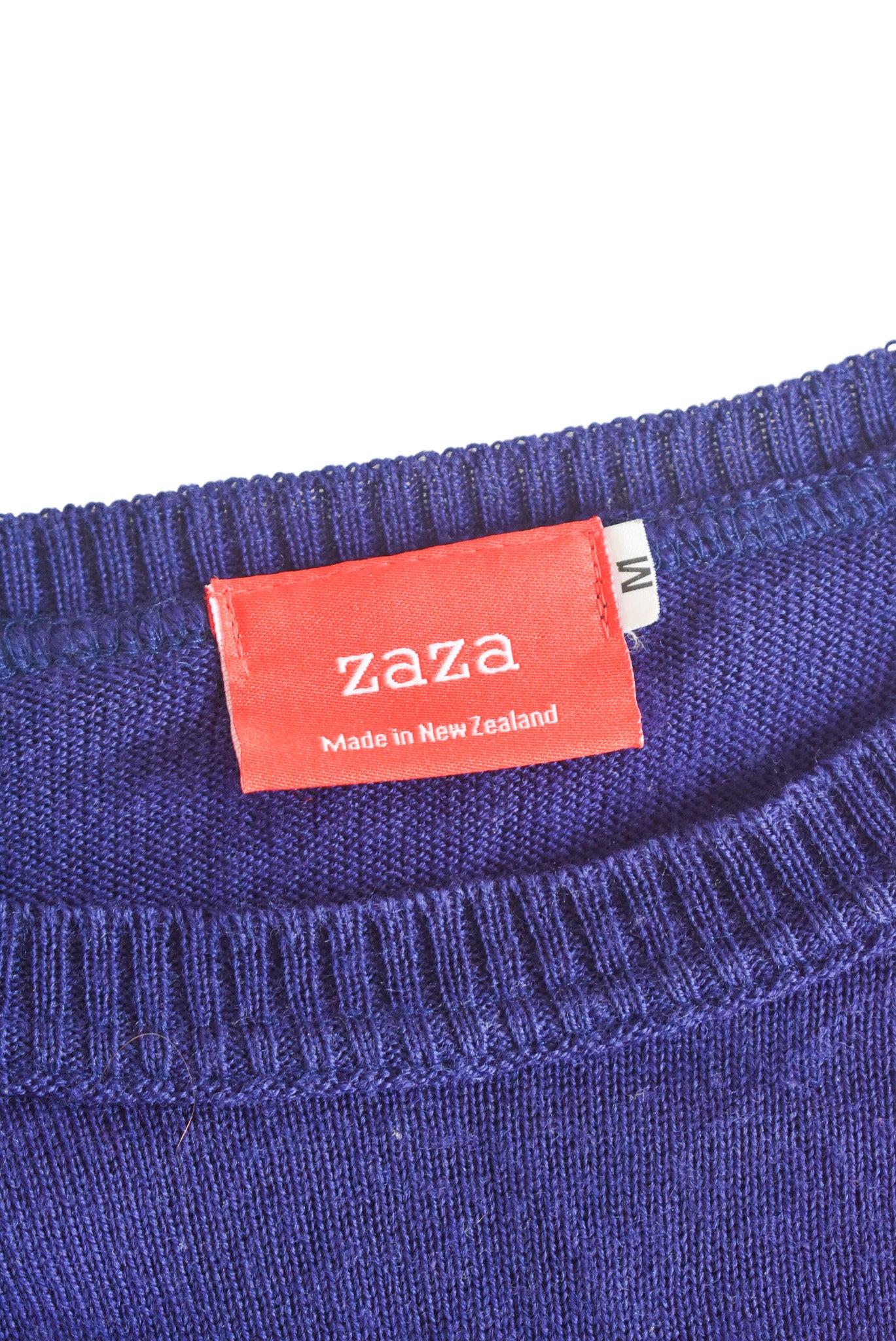 Zaza Dunedin made 100% NZ wool jumper, M