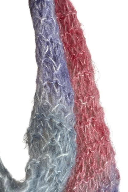 Super Soft Mohair Crochet Scarf