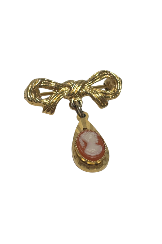 Dangly bow pin