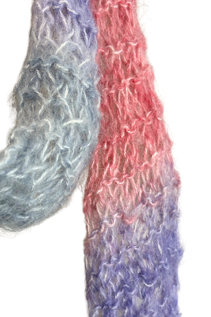 Super Soft Mohair Crochet Scarf