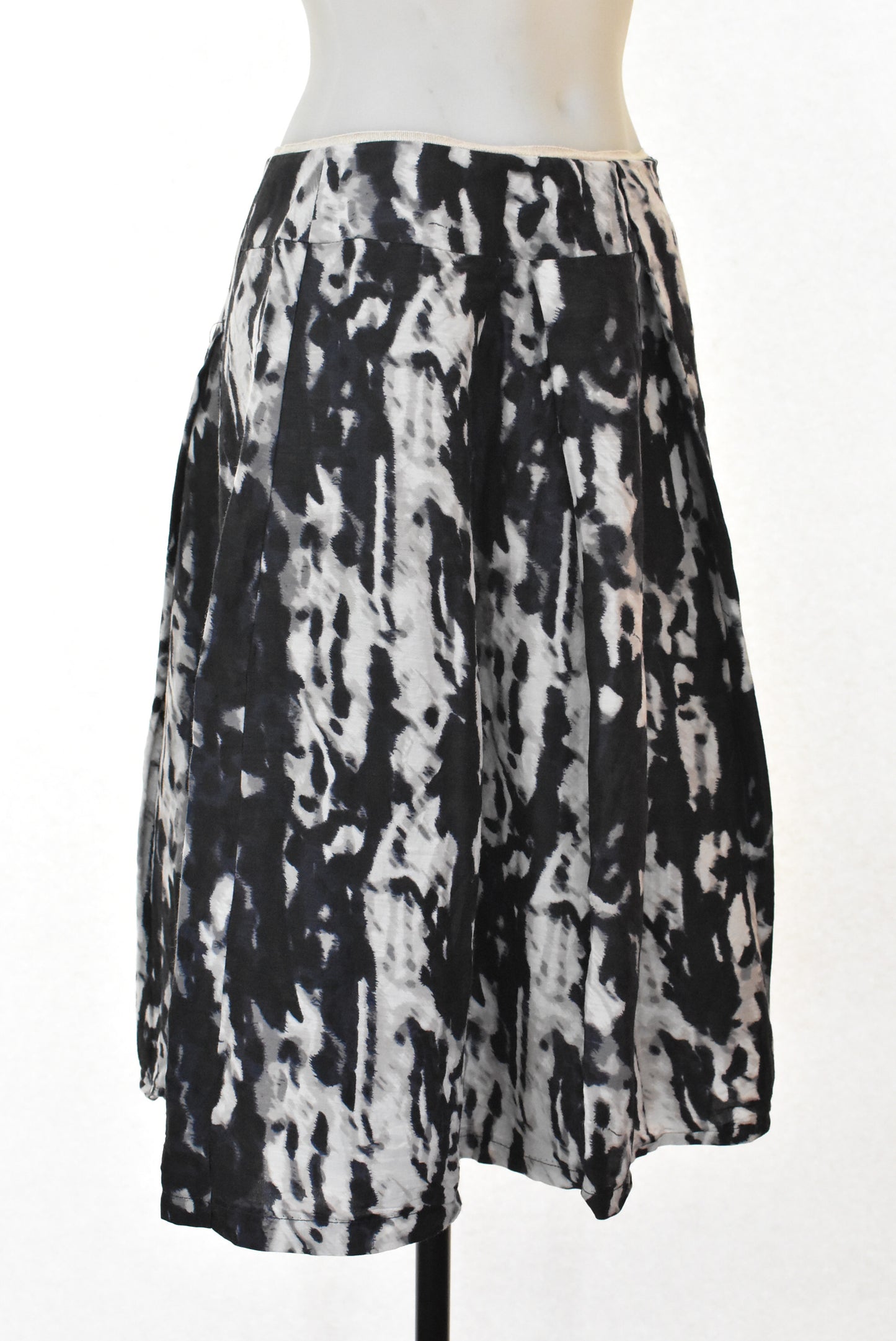 Veronika Maine linen & silk blend skirt, 10