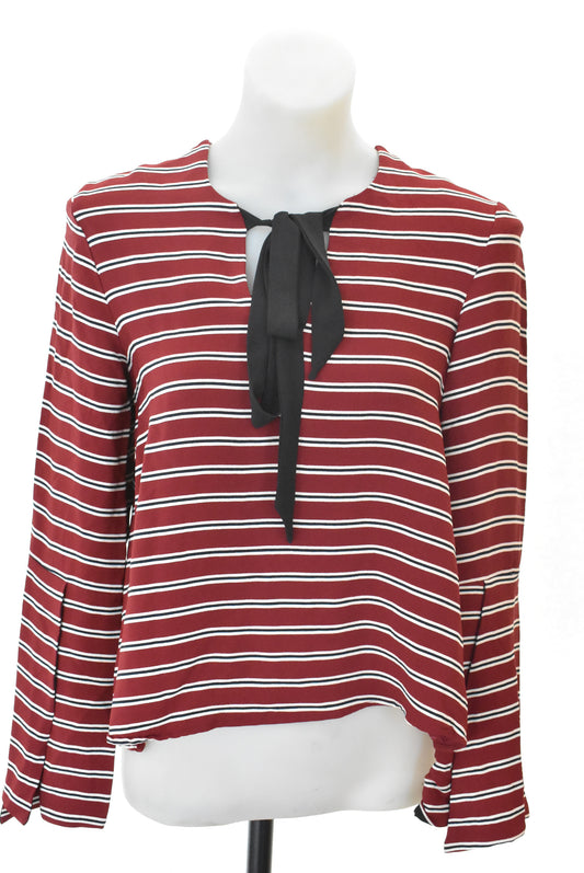 Cue stripy top with bow, 8