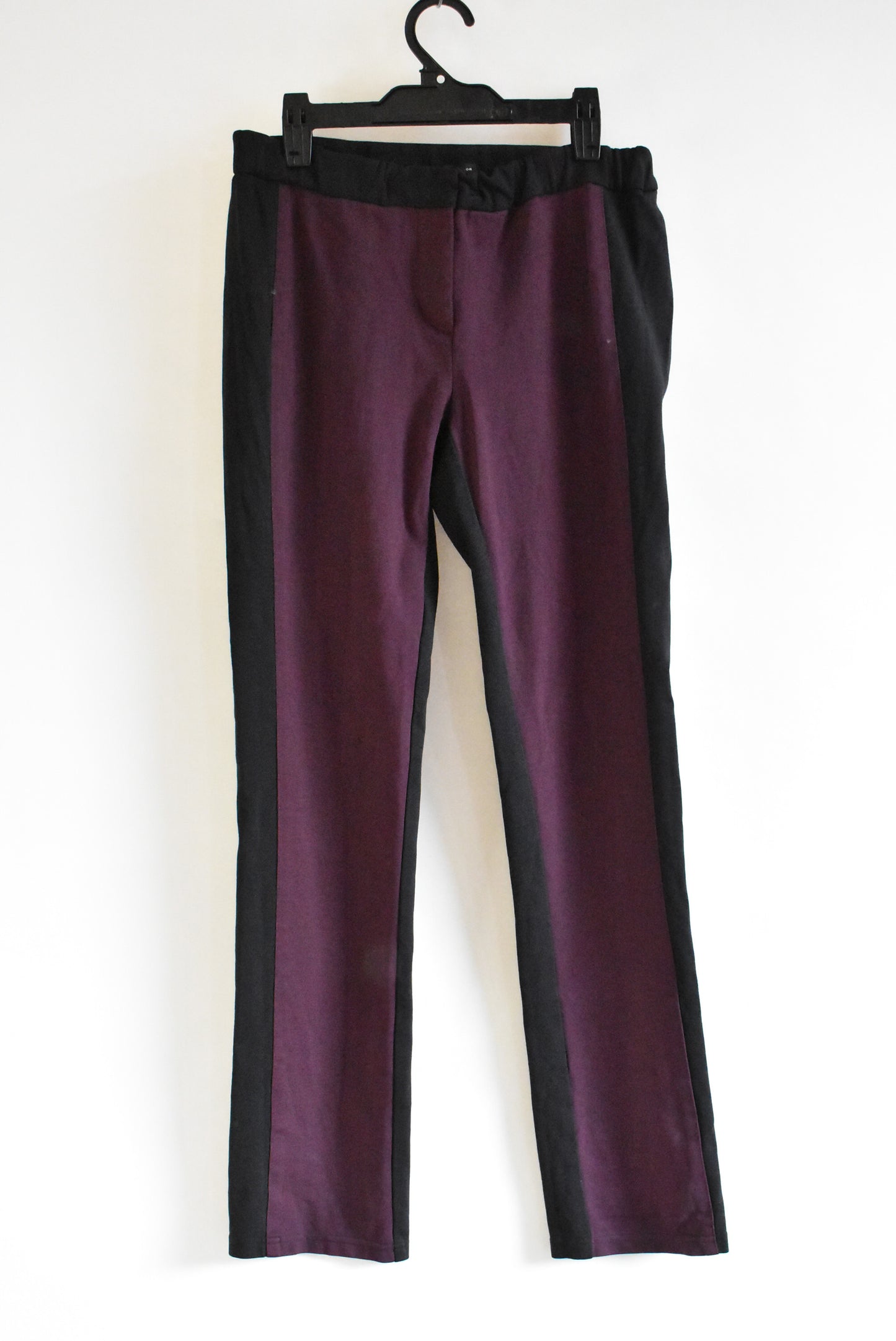 Ann Taylor, Black and maroon dress pants, 10