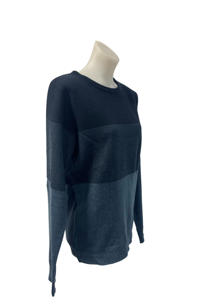 Tarnish shades of blue jumper, S