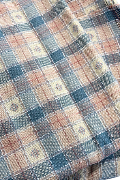 Vintage chunky tweed fabric
