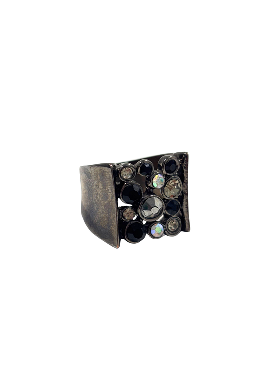 Sparkly art deco ring