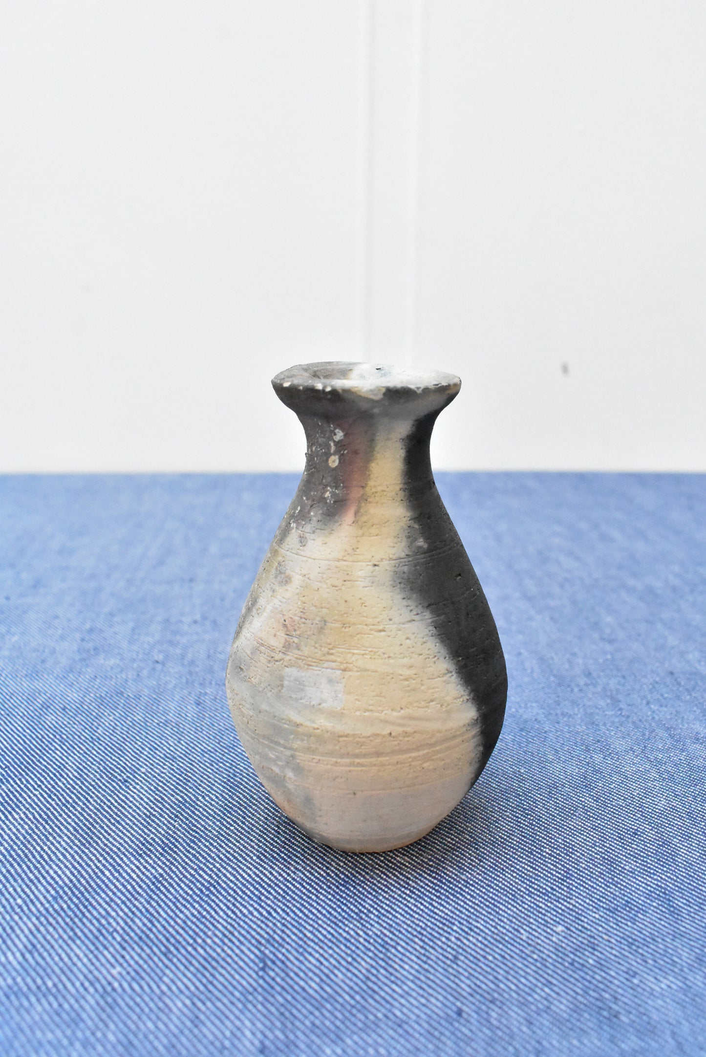 Raku ware vase