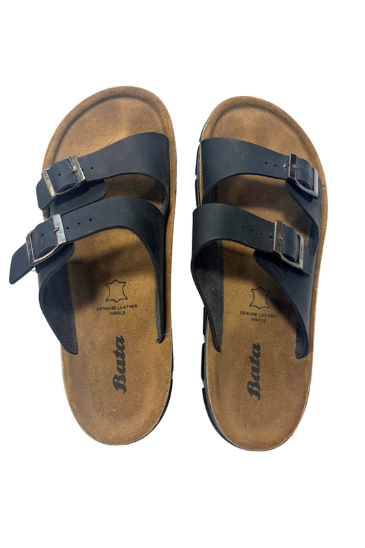 Bata leather sandals, Mens 10