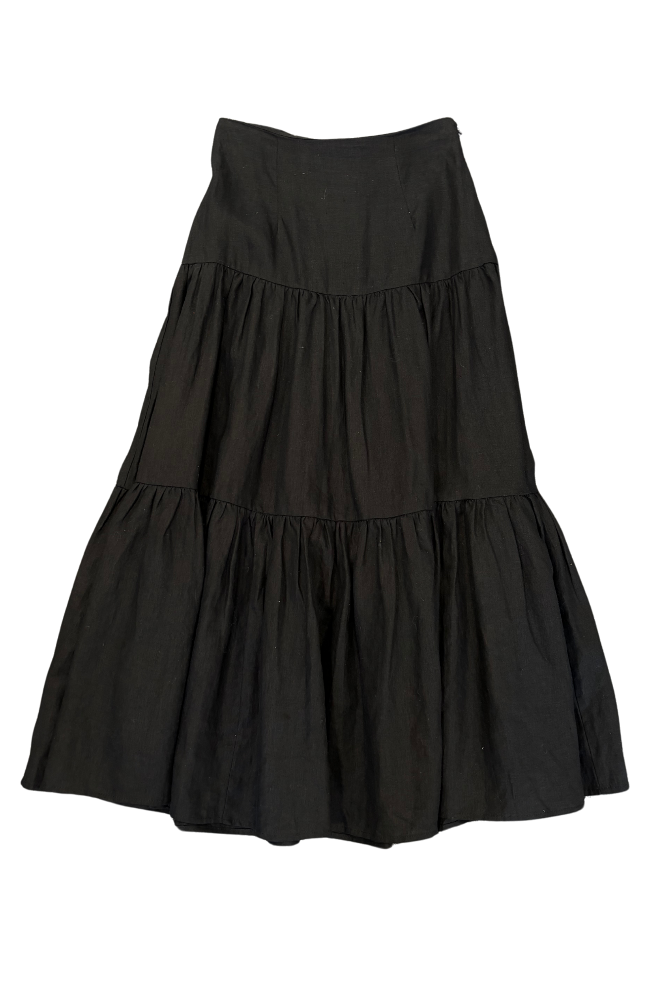 Among the Brave tiered linen maxi skirt, 6