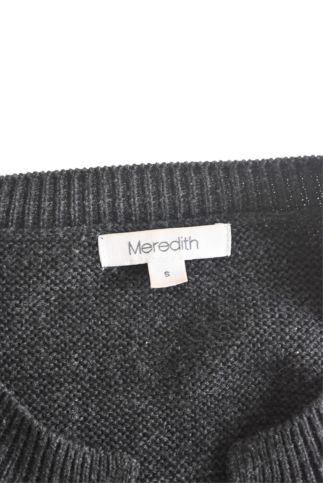 Meredith grey merino wool jacket, S