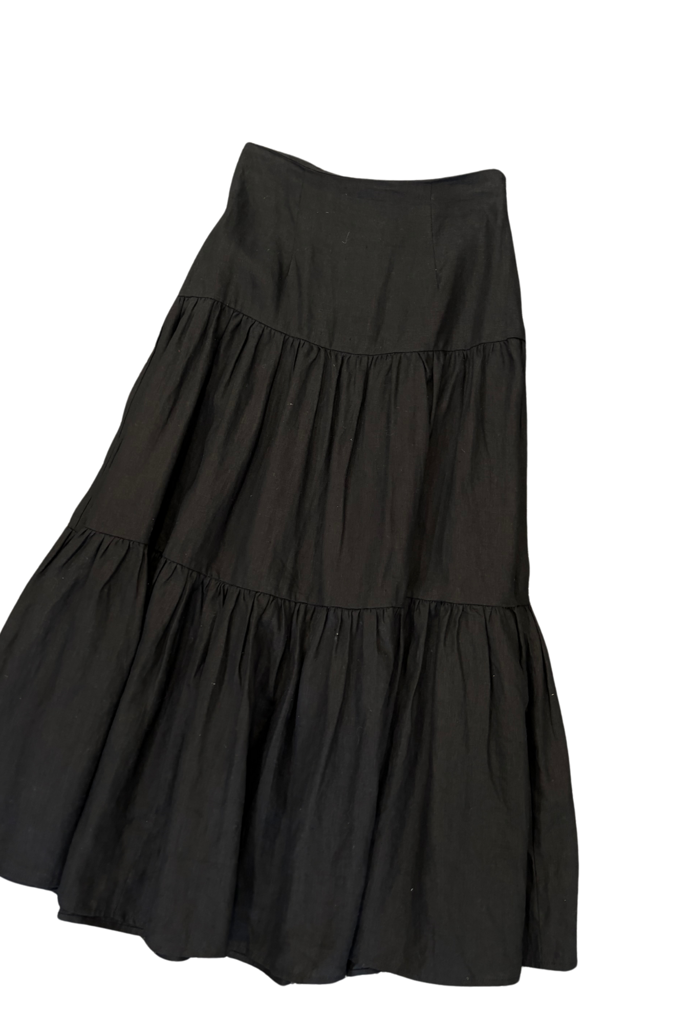 Among the Brave tiered linen maxi skirt, 6
