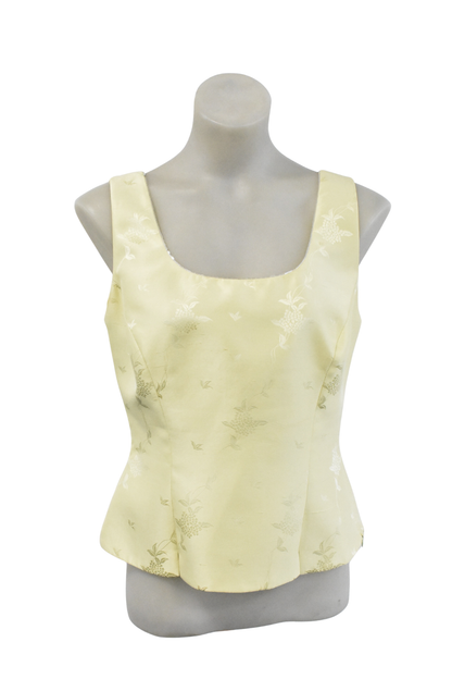Vintage Anthea Crawford silk lemon cami, 10