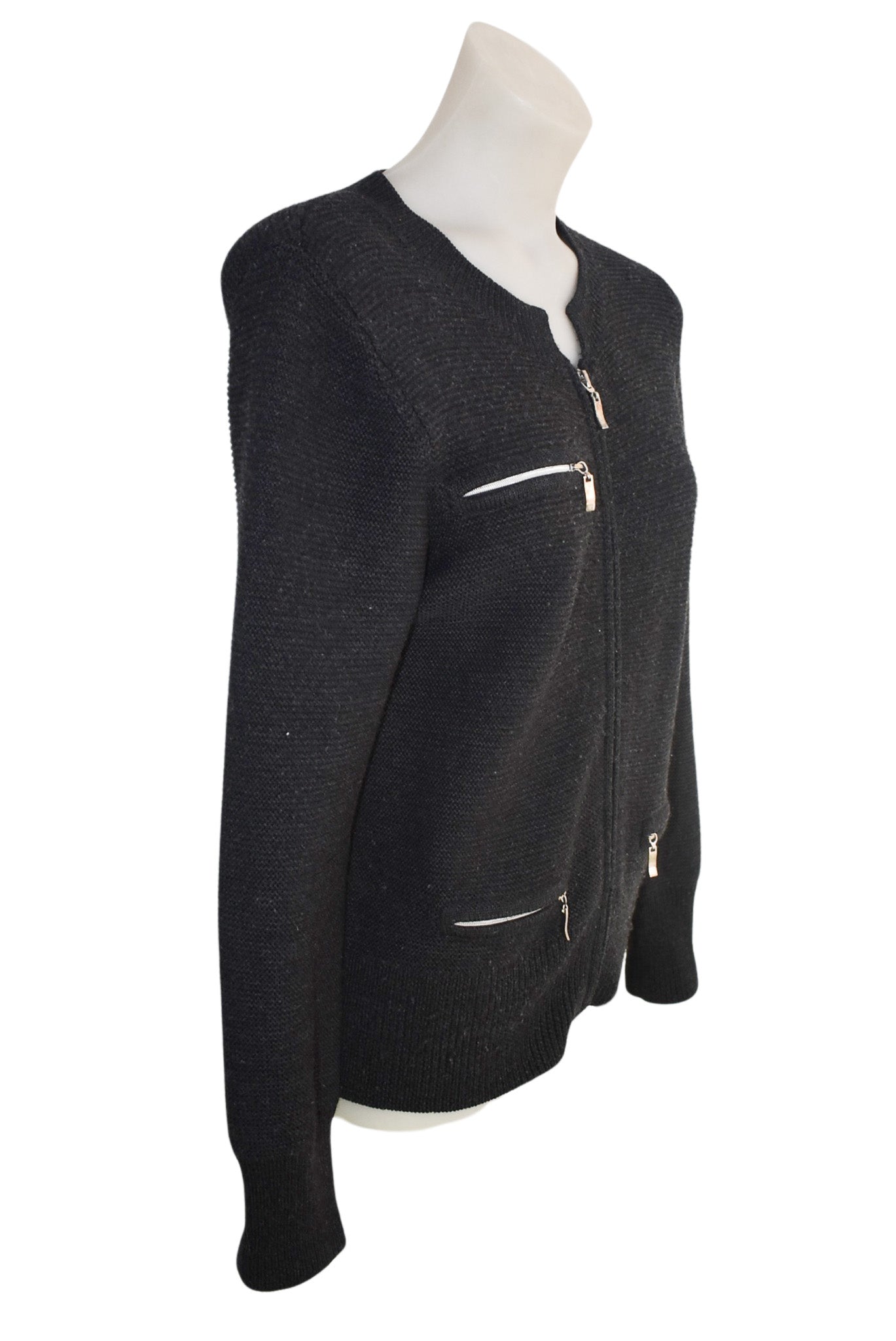 Meredith grey merino wool jacket, S