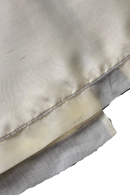 Anthea Crawford beautiful silk lemon skirt, 10