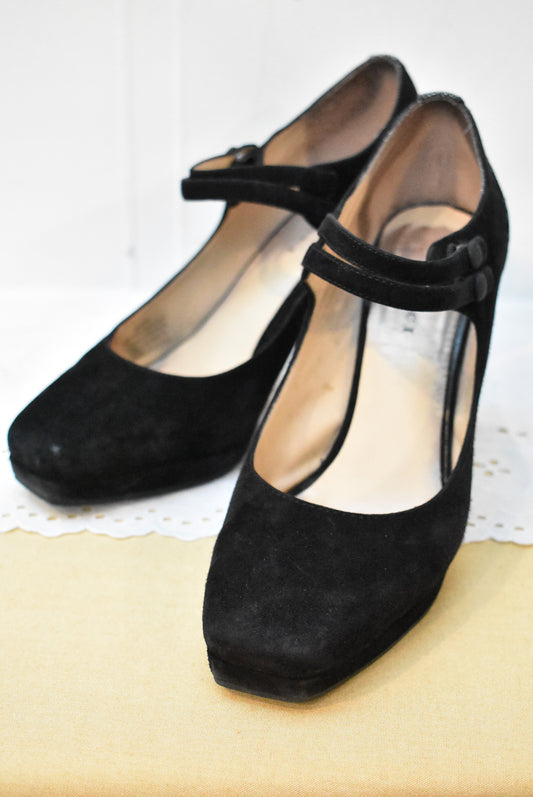 Mi Piaci Black high heels shoes, 8M