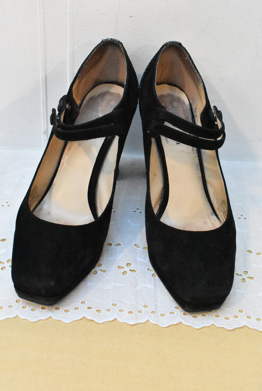 Mi Piaci Black high heels shoes, 8M