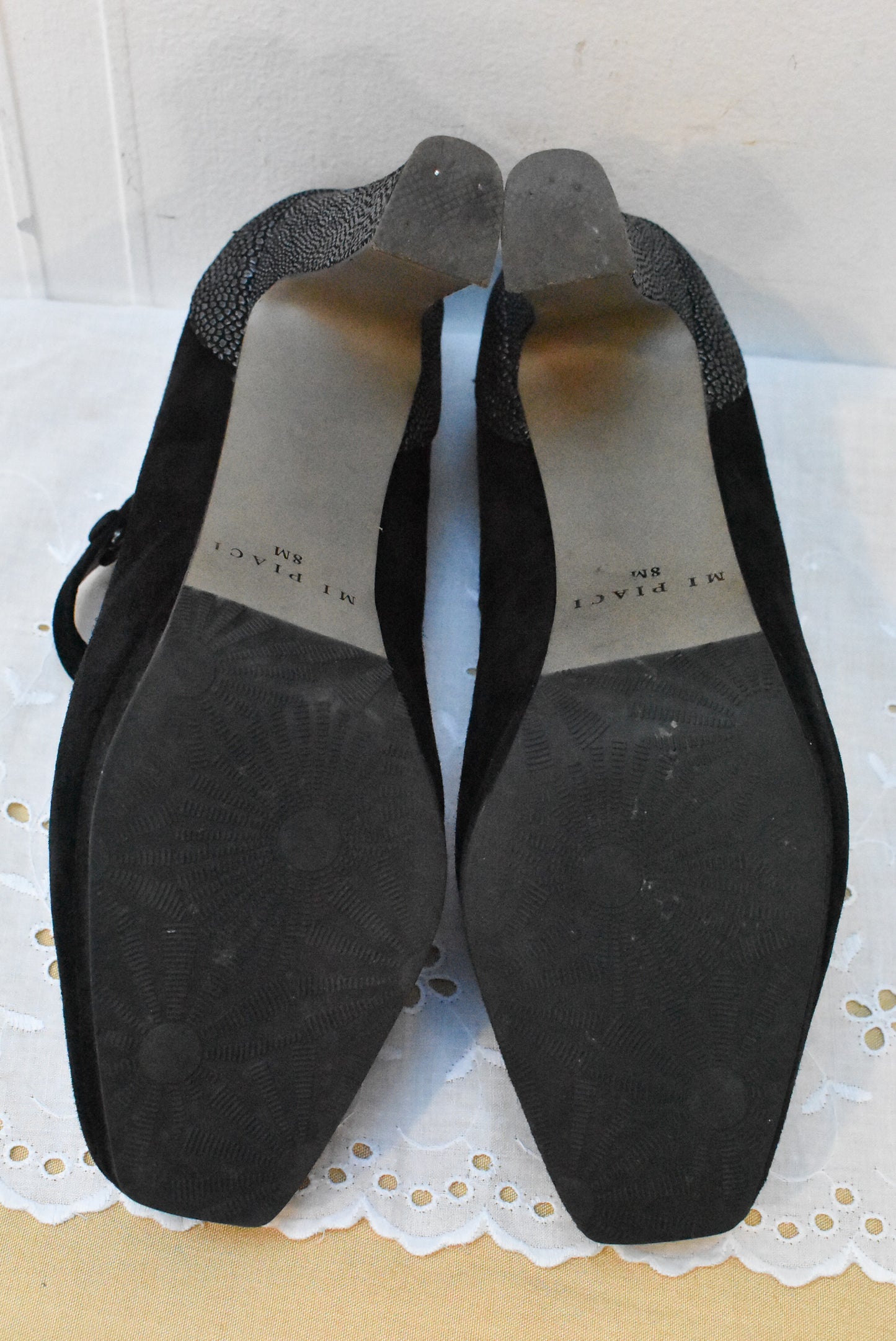 Mi Piaci Black high heels shoes, 8M