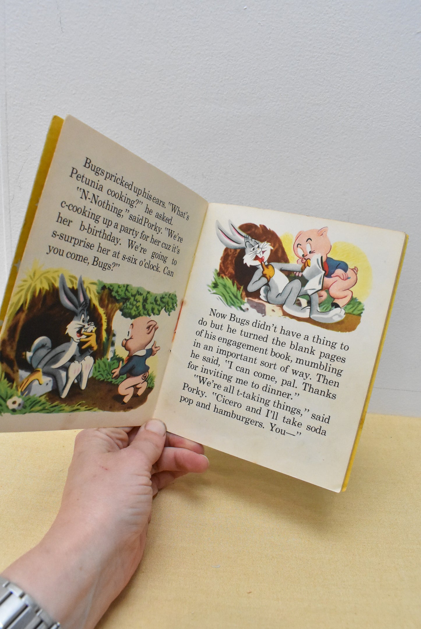 Vintage Bugs Bunny Keeps a Promise board book