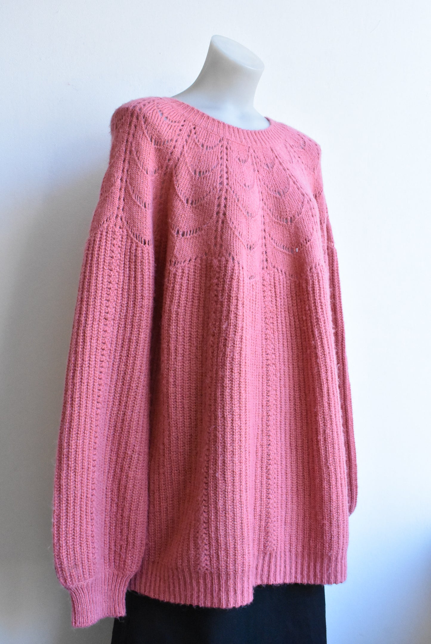 Joules pink merino, alpaca etc. blend jumper, 20
