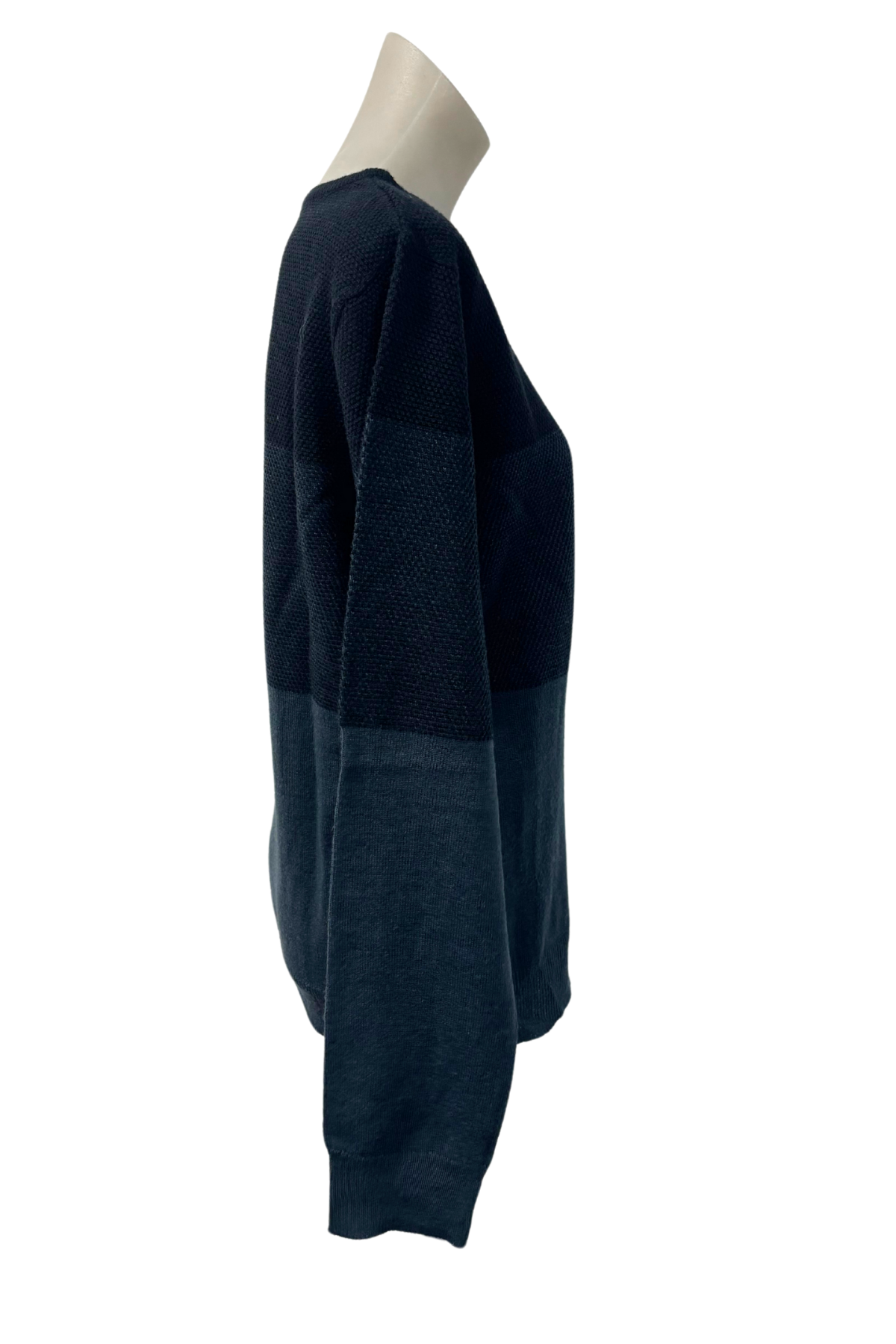 Tarnish shades of blue jumper, S