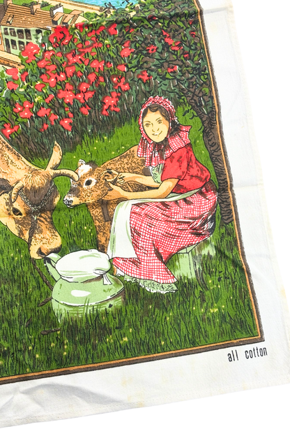 Jersey vintage cotton tea towel