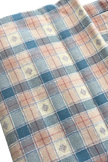 Vintage chunky tweed fabric