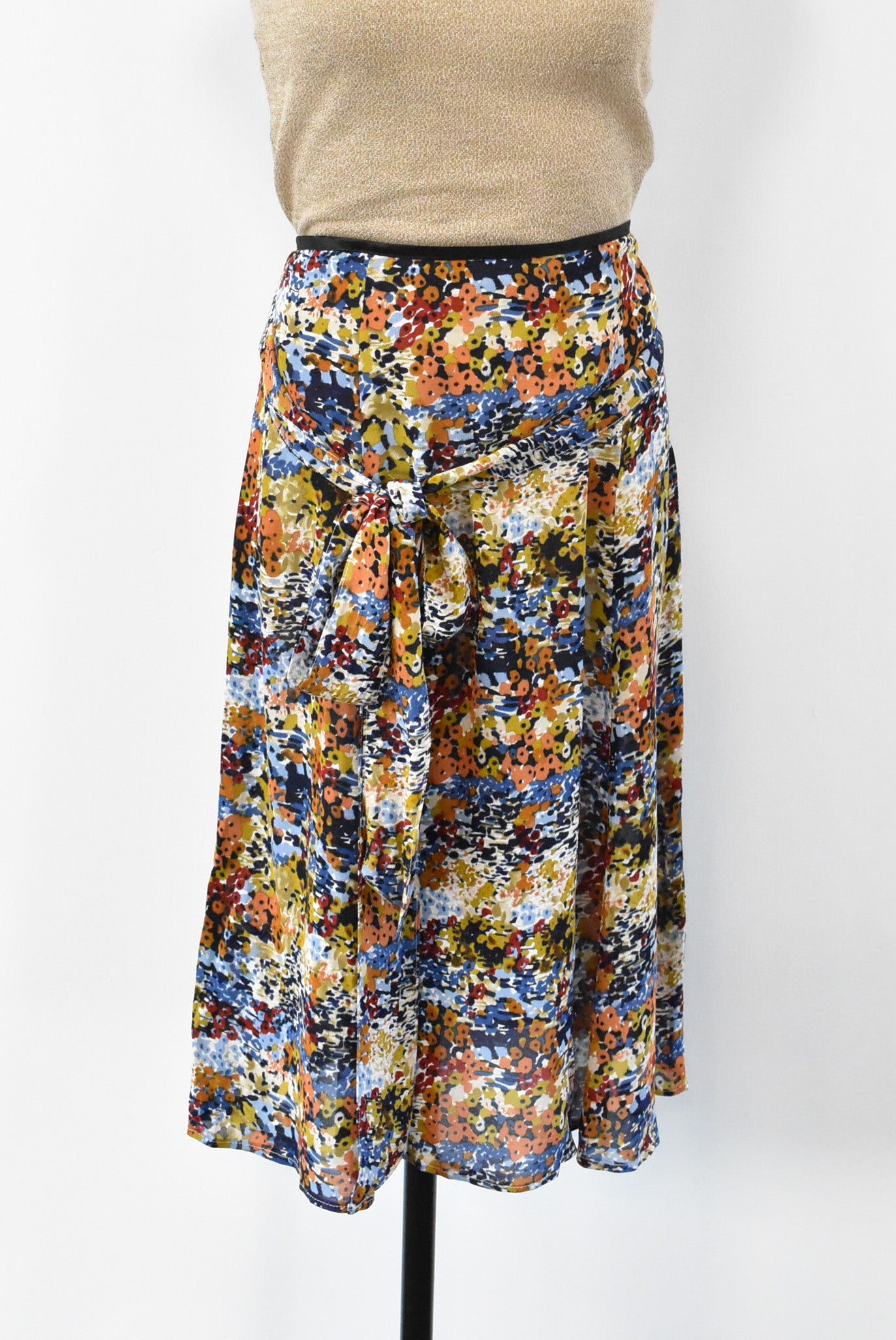 Factor NZ made A-line floral skirt, 1