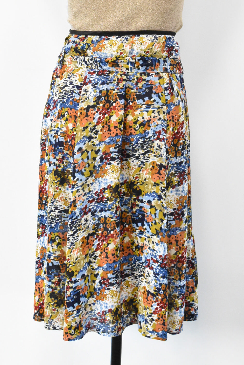 Factor NZ made A-line floral skirt, 1