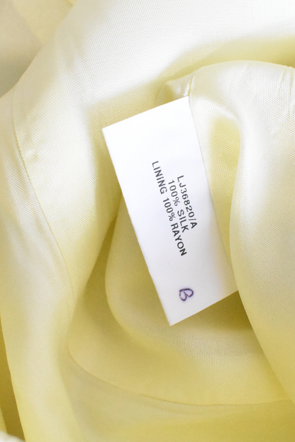 Vintage Anthea Crawford silk lemon cami, 10