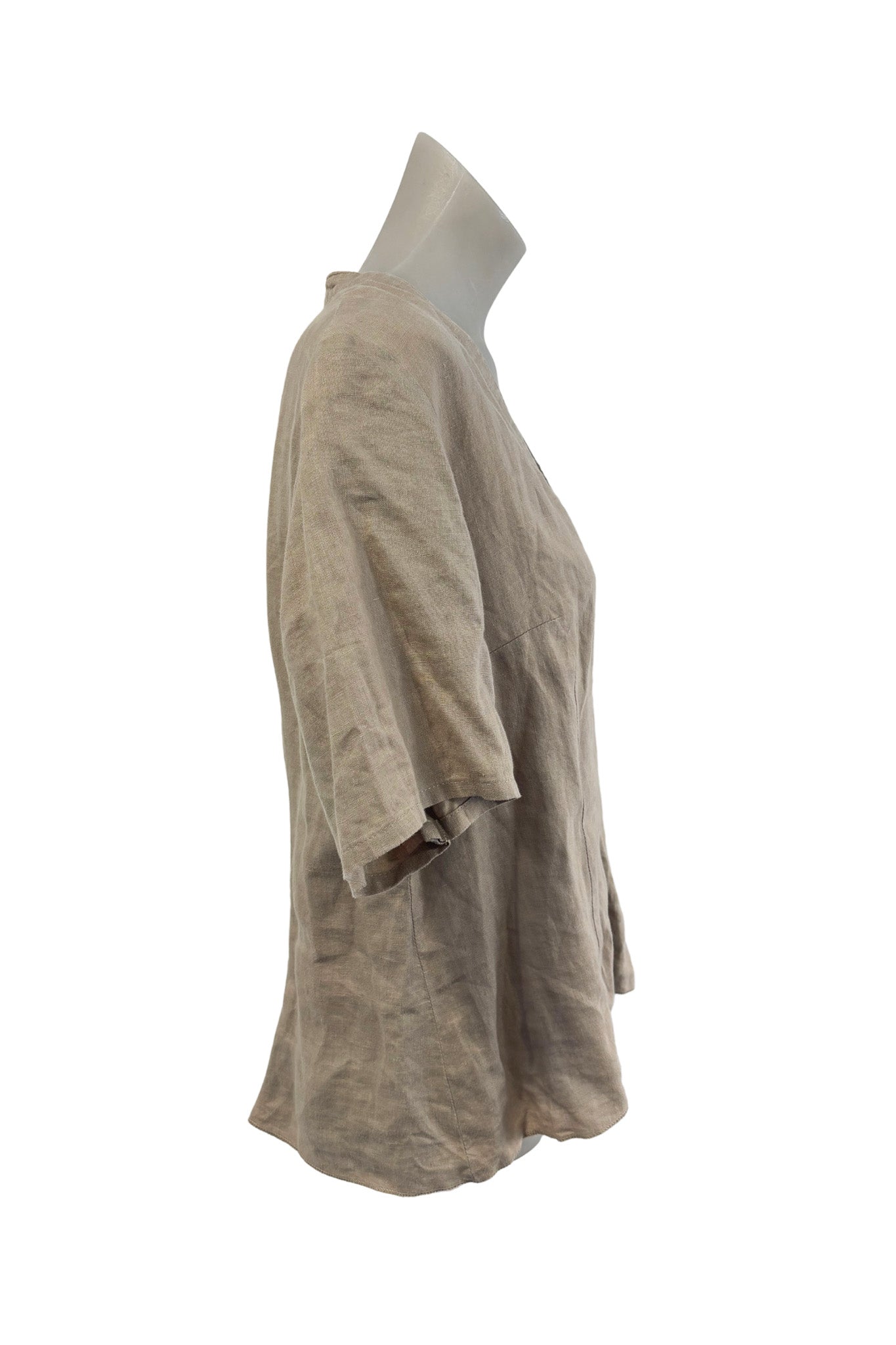 Fredrick NZ made linen blouse, 18