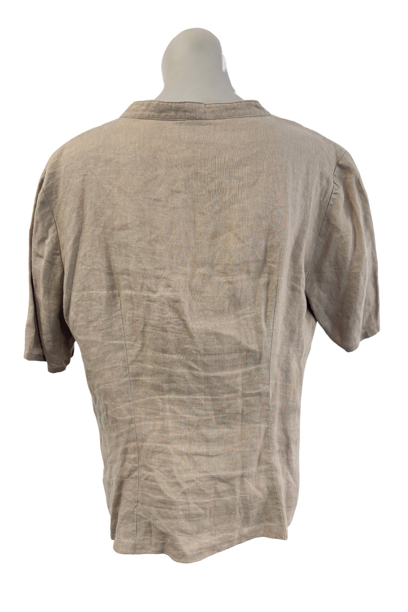 Fredrick NZ made linen blouse, 18
