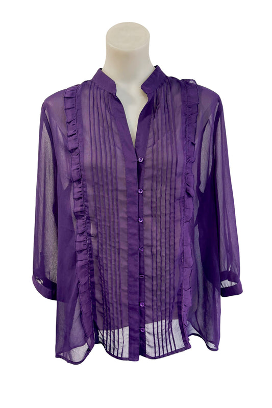 Lightweight purple blouse, M/L