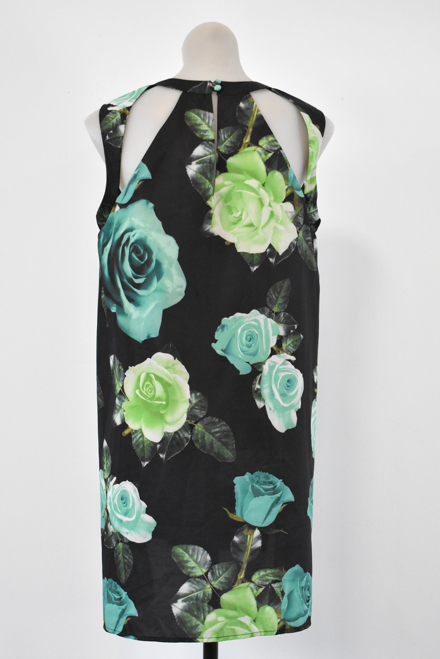 Shakuhachi rose print dress, 10