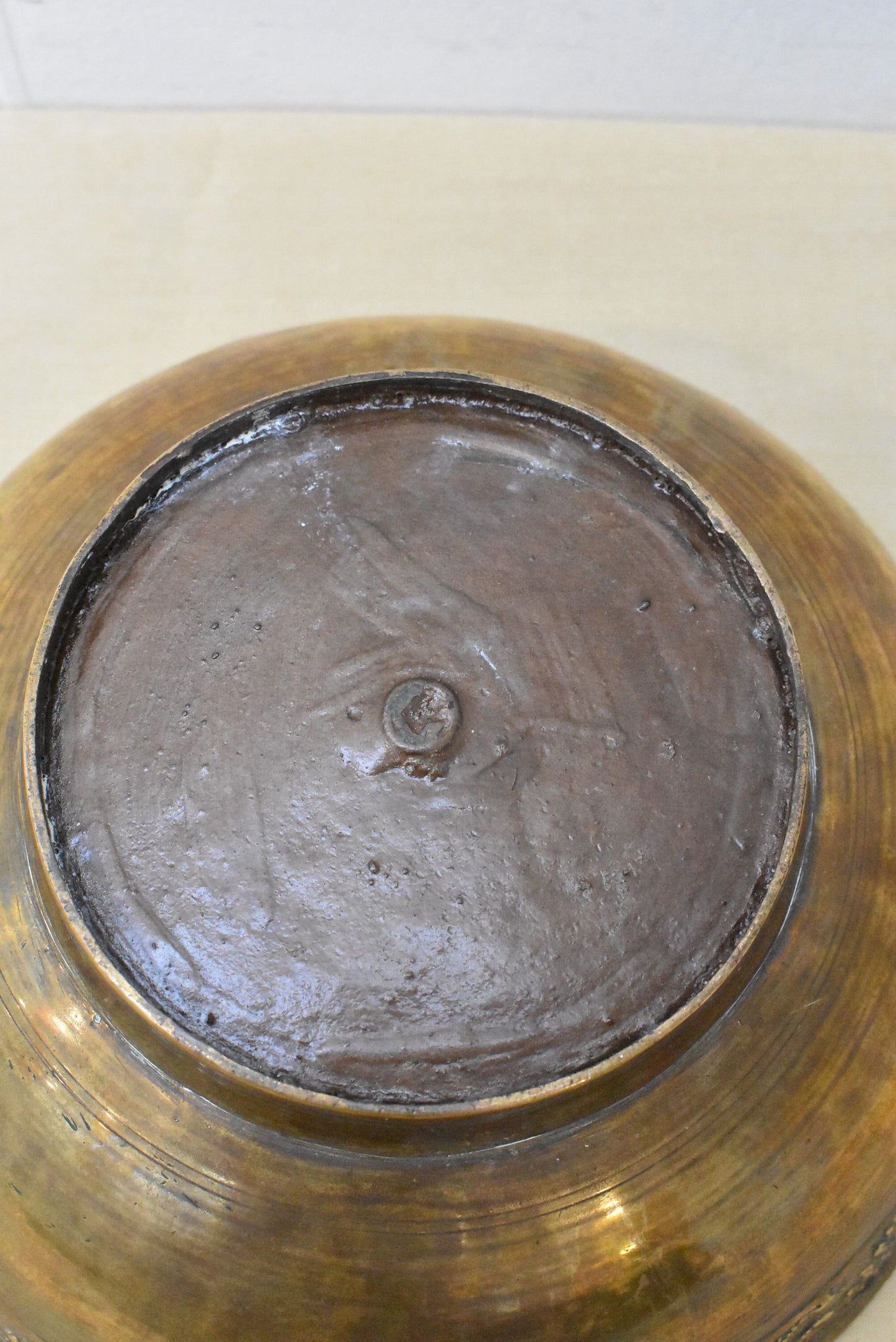 Rare find antique brass bowl