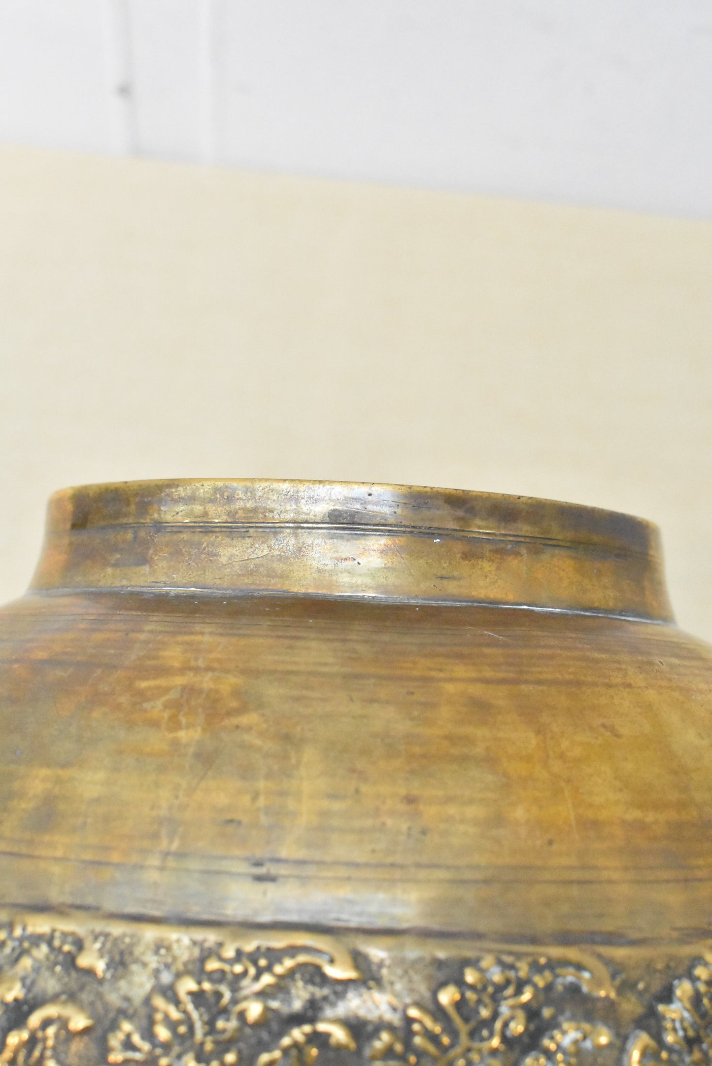 Rare find antique brass bowl