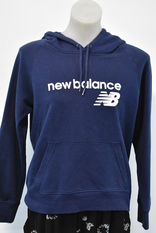 New Balance navy hoodie, M
