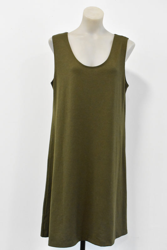 Venue NZ made bottle green mini dress, XL