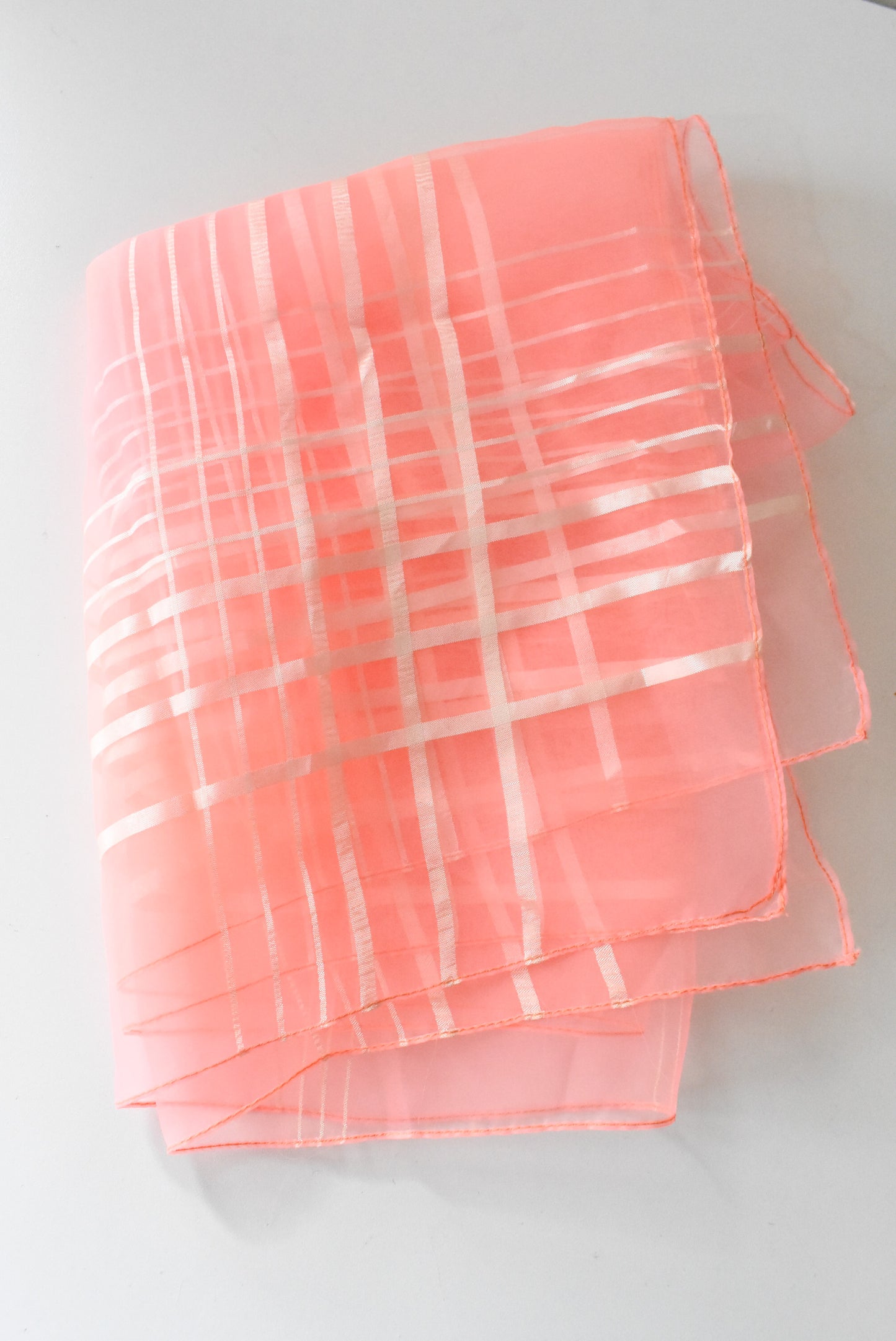 Vintage light pink scarf