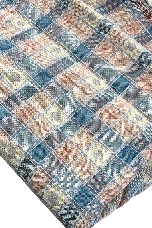 Vintage chunky tweed fabric