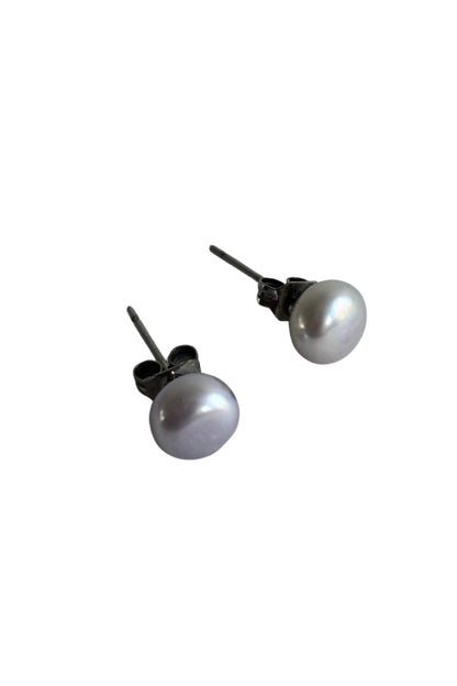 Classic pearl 925 stud earrings