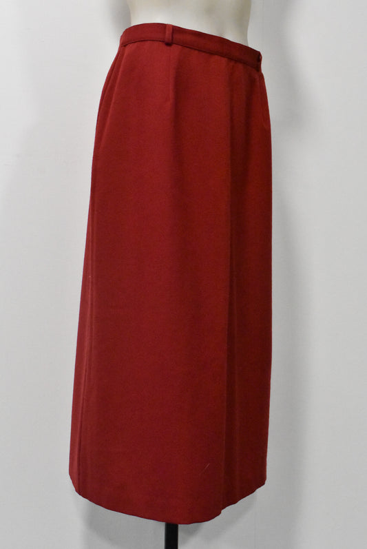 Sportcraft burgundy skirt, 16