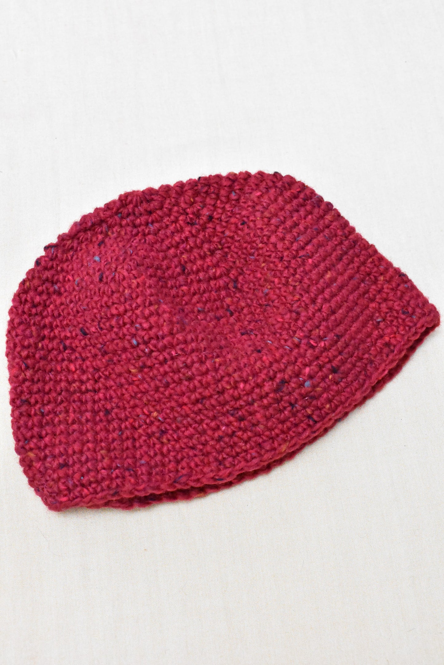 FFrog Creations burgundy beanie